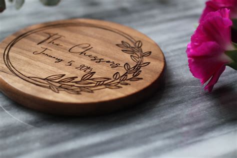 etsy wood coasters